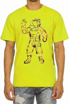Billionaire Boys Club Clothing Men T-Shirt BB Astro Blur Screen Printed Short Sleeve Crew Neck Tee