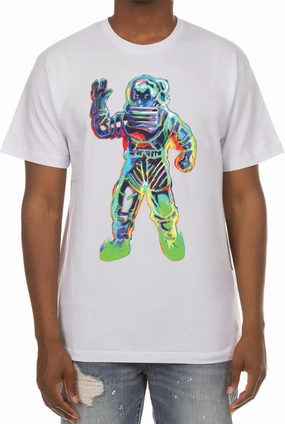 Billionaire Boys Club Clothing Men T-Shirt BB Astro Screen Printed Short Sleeve Crew Neck Tee