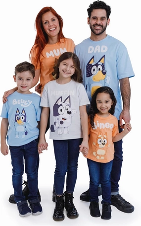 Bluey Matching Family T-Shirt Toddler to Adult Sizes (2T - 3XL)