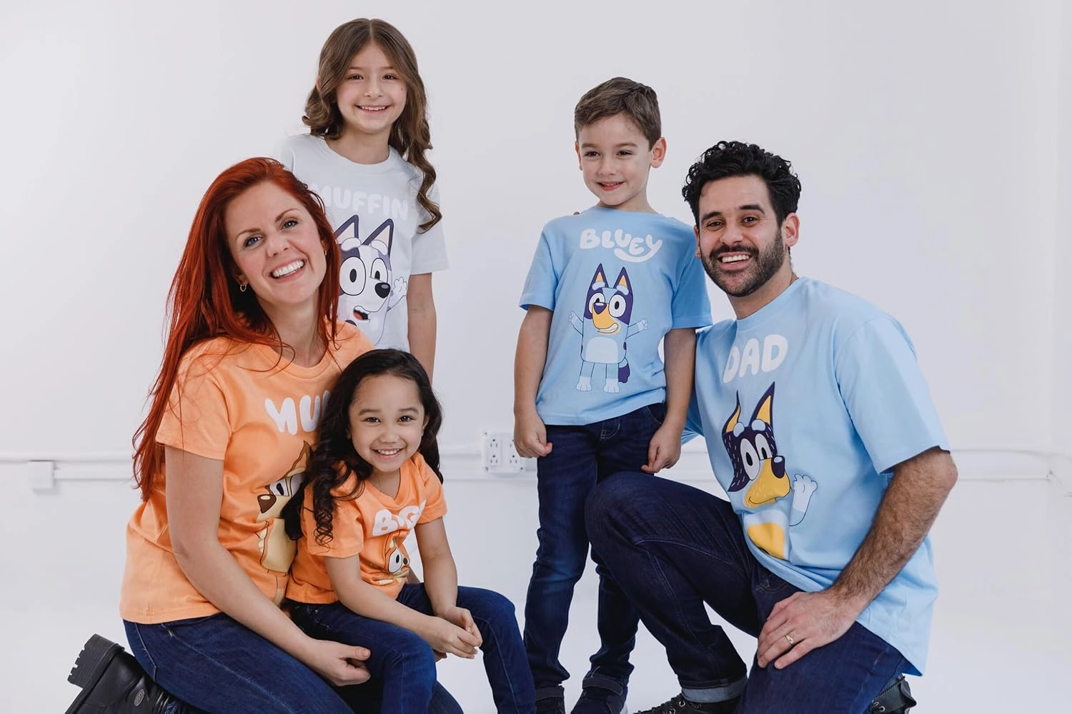 Bluey Matching Family T-Shirt Toddler to Adult Sizes (2T - 3XL)