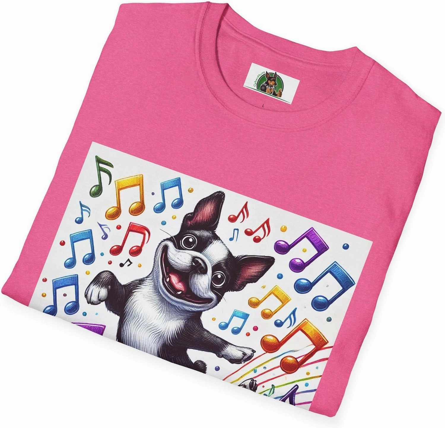 Boston Terrier Dancing Dog T-Shirt
