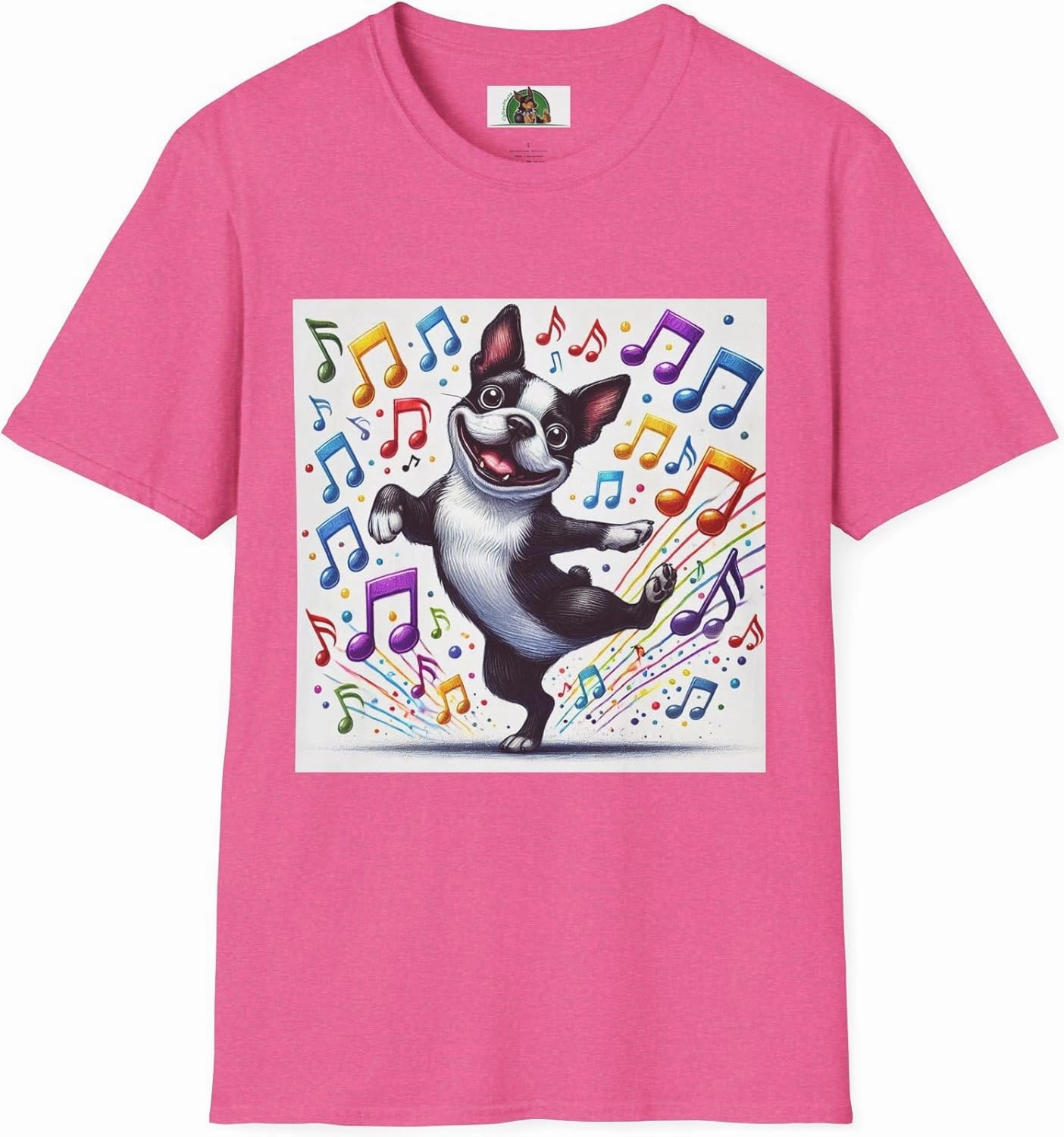 Boston Terrier Dancing Dog T-Shirt