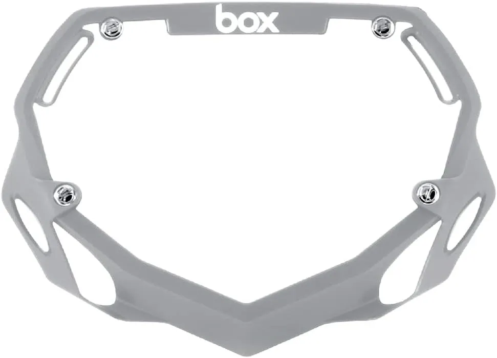 Box Components Two 3D Impact Resistant BMX Bike Number Plate w/Adjustable Straps for Adults, Mini, Strider, Plate Bikes, Bicycle Parts 100% Quality Guaranteed