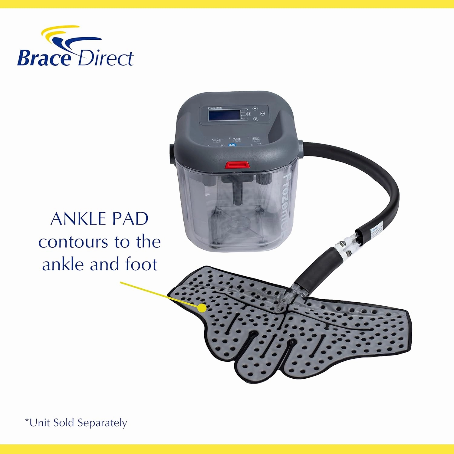 Brace Direct Cold Therapy Pad Attachment for Ice Therapy Machine Made for Ankle, Knee, Back, Shoulder, and Hip Joint Paint