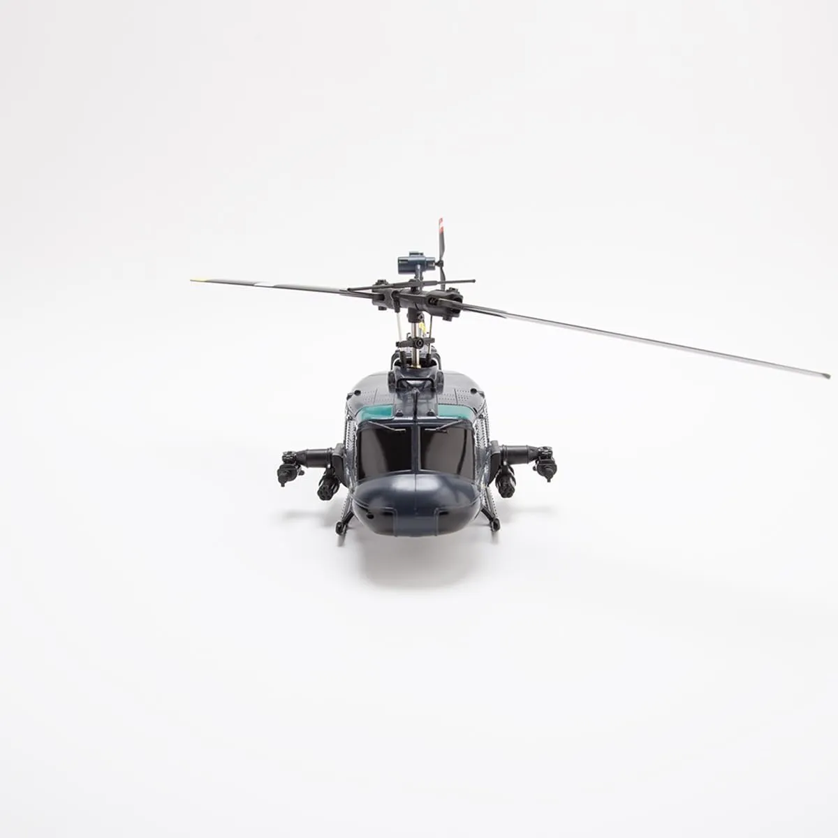 C032 RC Helicopter for Adults 1/48 Scale 2.4G 6CH Remote Control Helicopter Outdoor RC Aircraft Flying Model RTF Version Creative Gifts(Dark Blue,RTF Version Battery*2)