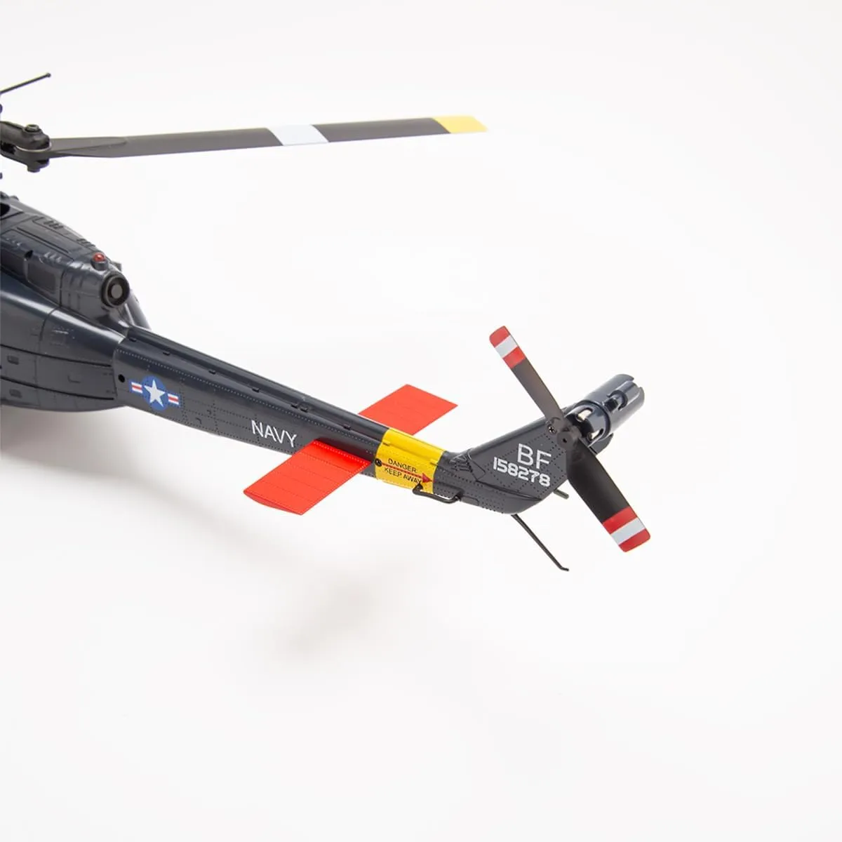 C032 RC Helicopter for Adults 1/48 Scale 2.4G 6CH Remote Control Helicopter Outdoor RC Aircraft Flying Model RTF Version Creative Gifts(Dark Blue,RTF Version Battery*2)