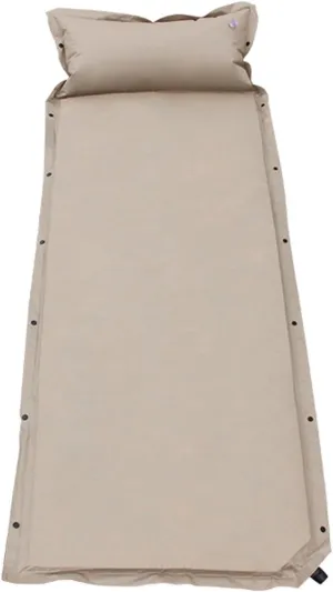 Camping Sleeping Pad, Compact Air Camping Mat, Lightweight Self Inflating Camping Mats for Backpacking, Hiking and Traveling Khaki