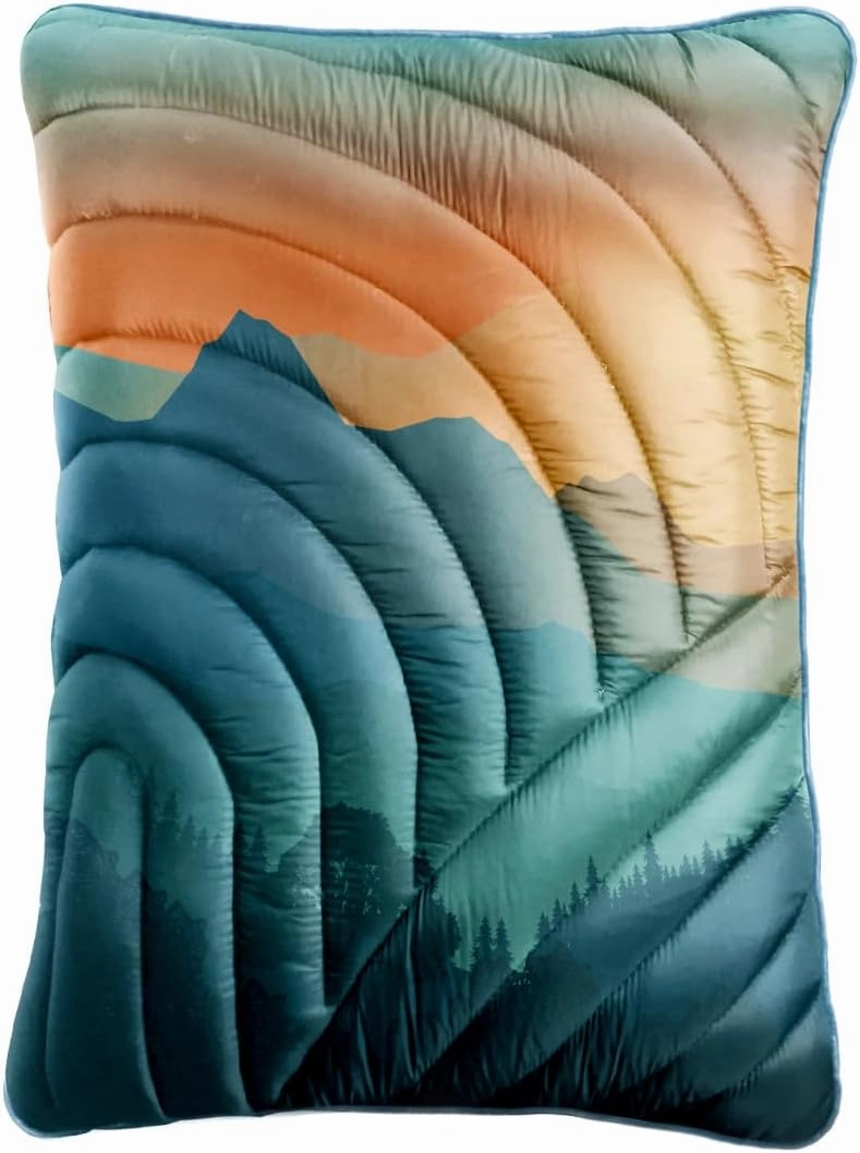 Camping Pillow,Supportive Compressible Travel Pillow Large Size Lightweight Camp Pillow with Storage Bag for Camping,Hiking,Backpacking,Airplane