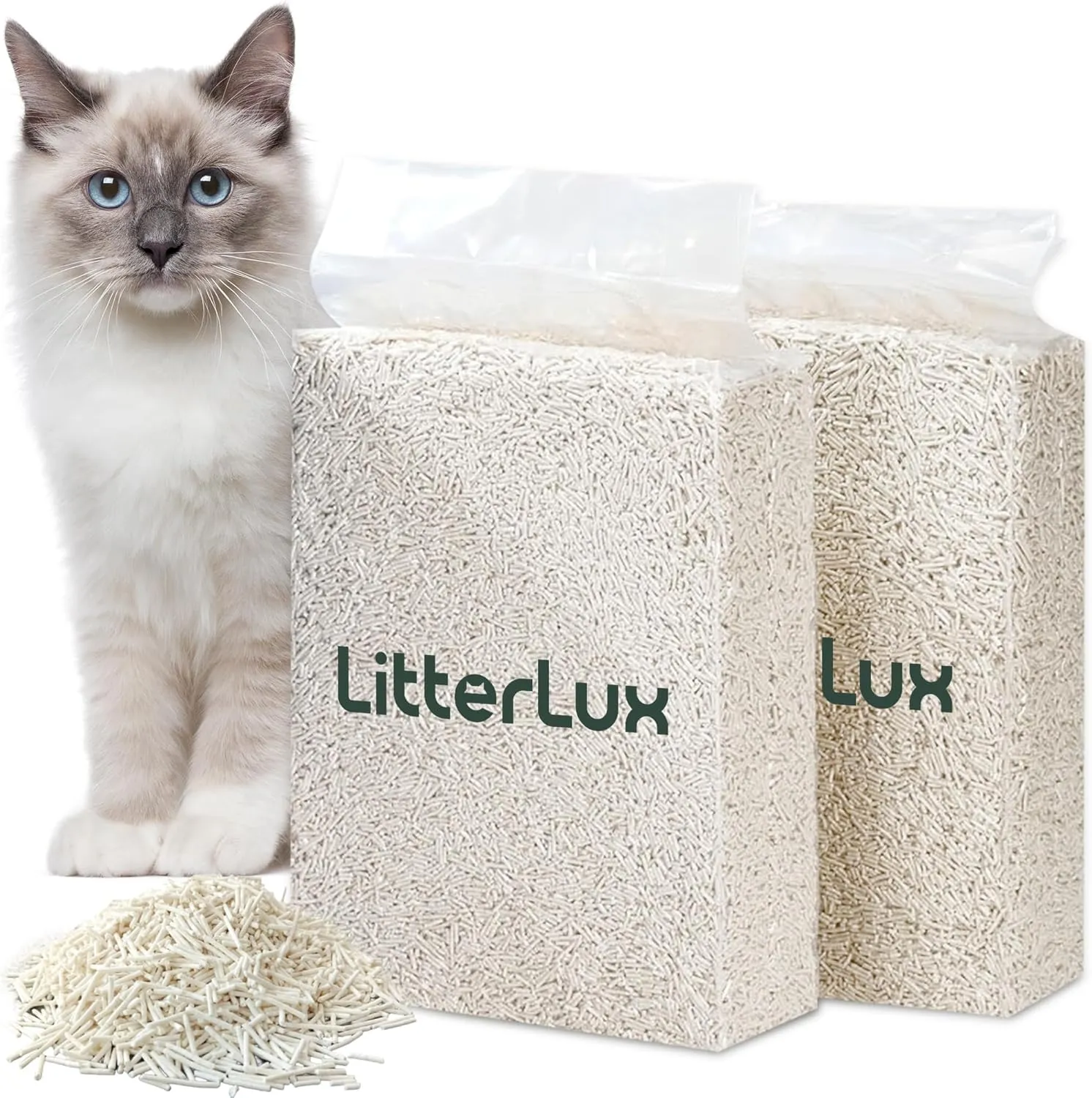 Cat Litter | Ultra Absorbent, Strong Clumping & Flushable Cat Litter Having Neutralizing Properties for Odor Control | Natural, Dust-Free & Non-Tracking Litter for Cats