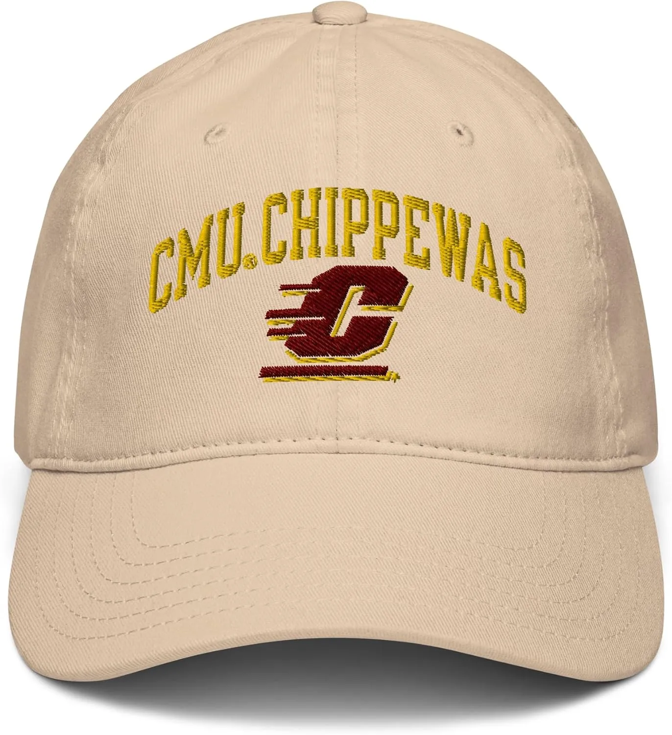 Central Michigan Chippewas Arched Officially Licensed Adjustable Baseball Hat