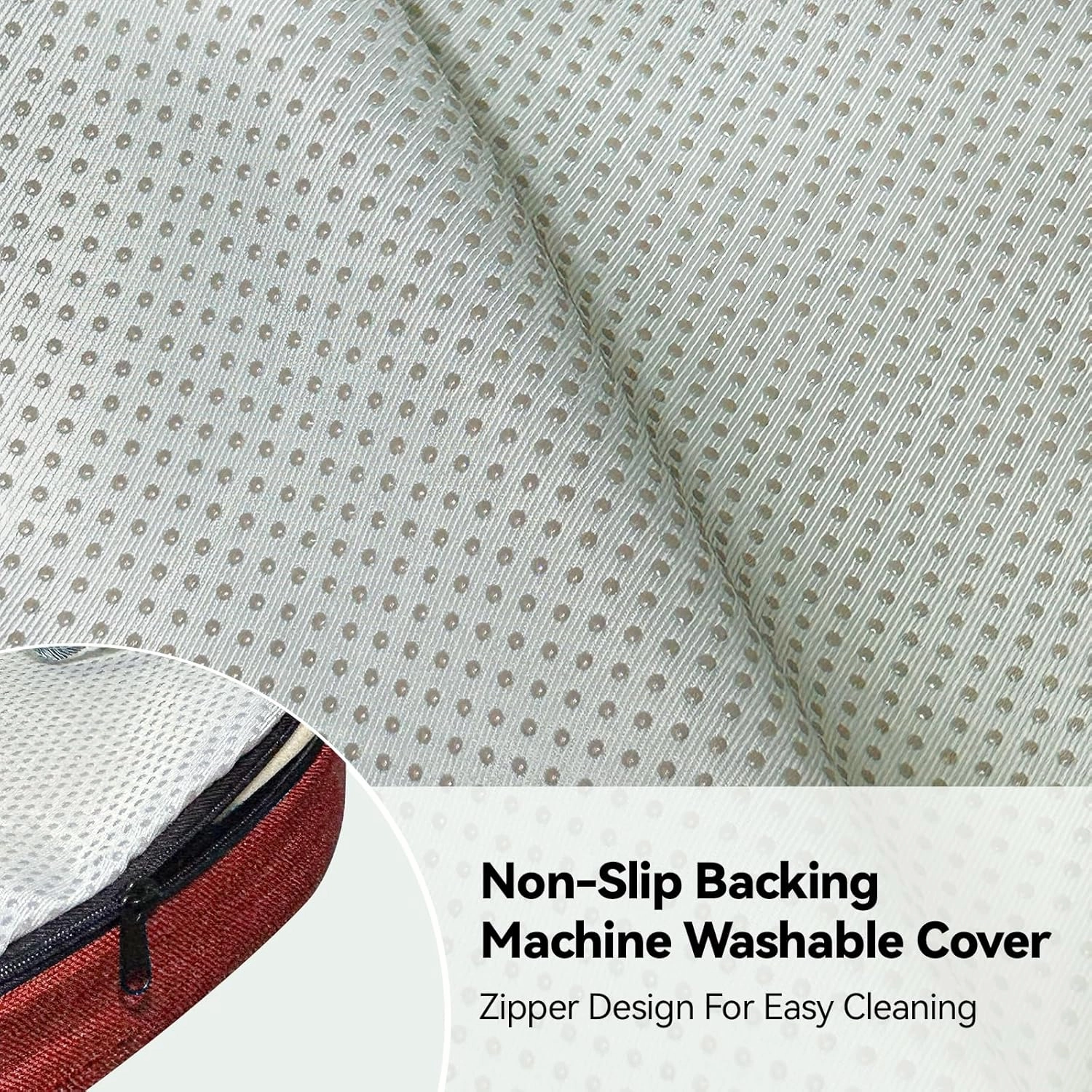 Chair Cushion with Ties for Dining Chairs Memory Foam Thick Kitchen Chair Pad 17" x 16.5" x 2"Set of 4,with Machine Washable Cover Seat with Zipper Indoor Chair for Room,Office etc-Wine Red