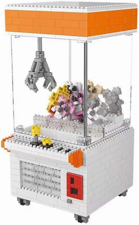 Claw Machinel Micro Blocks Display Sets for Kids or Adult,Mini Block Model Toy for Intelligence Education(596PCS)