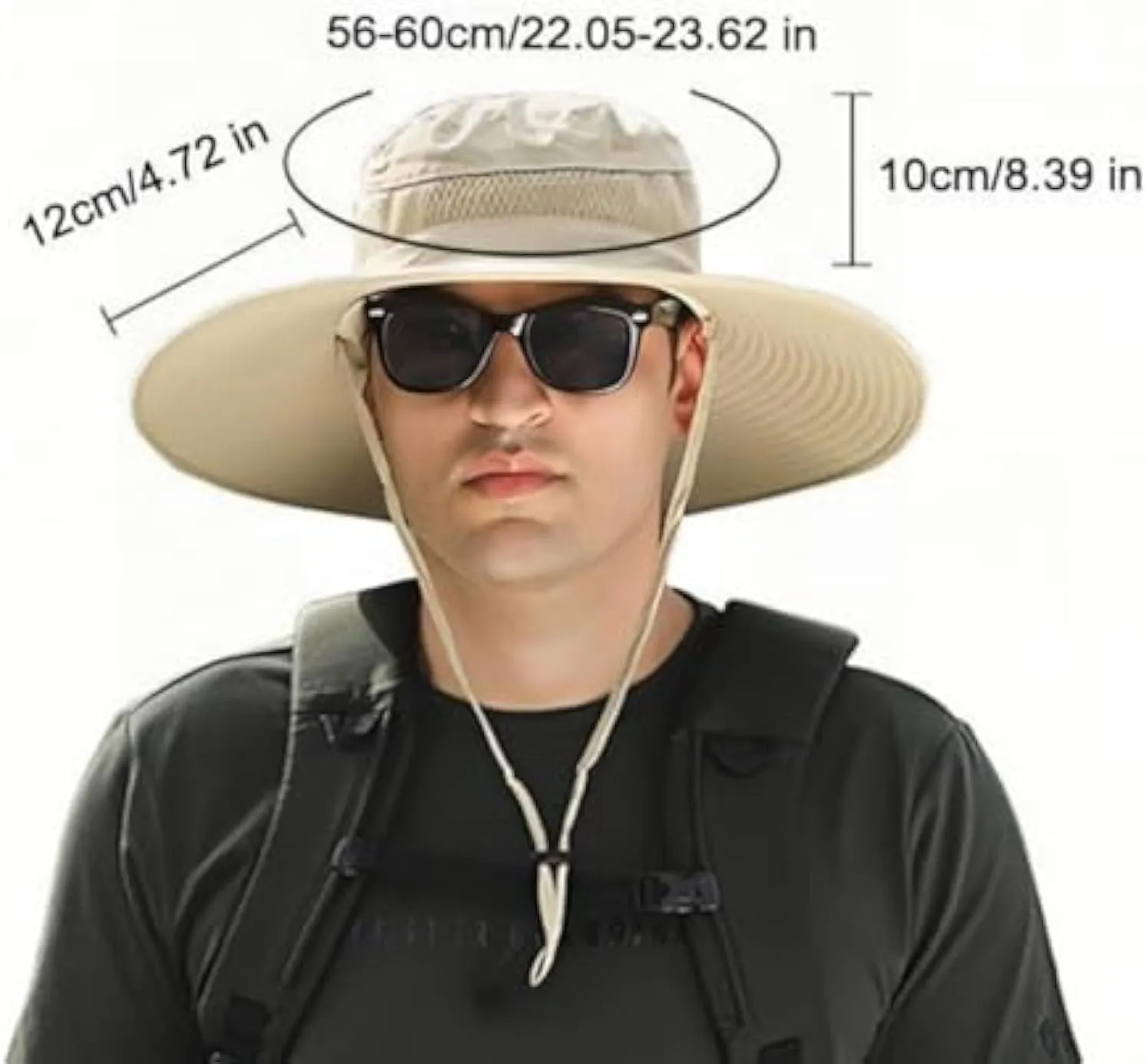 Collit Fishing Hat,Collit- Fishing Hat with Built in Fan,Upf50  Collit Wide Brim Solar Fan Hat Outdoor Fishing