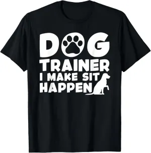 Cool Dog Trainer For Men Women Service Dog Handler Training T-Shirt