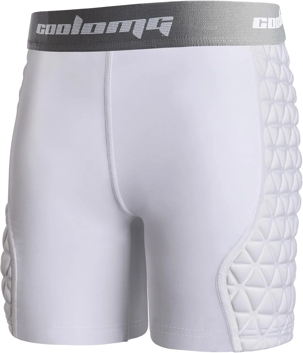 COOLOMG Youth Girls Softball Sliding Shorts Padded Compression Sliders for Baseball Football Lacrosse Cricket