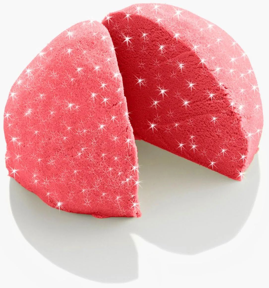 CoolSandSparkling Red Ruby 2 Pound Refill Pack - Moldable Indoor Play Sand in Resealable Bag