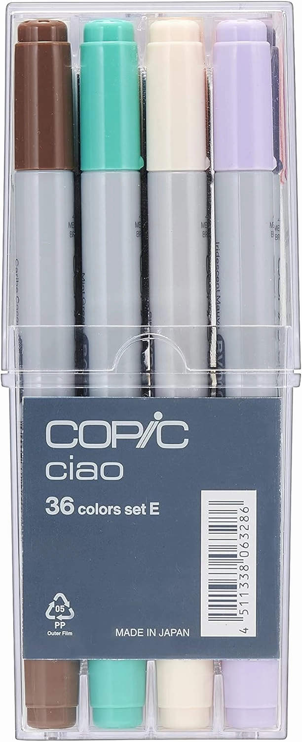 Copic Ciao, Alcohol Marker set, 36pc Set E