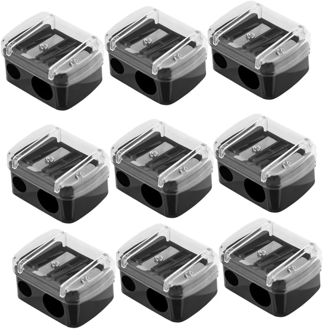 Cosmetic Pencil Sharpener Set 30pcs Eyebrow Lip Liner Eyeliner Sharpeners Mini for Women