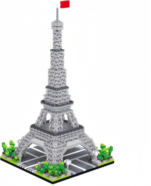 Craft Iconic French Splendour with Paris Eiffel Tower Micro Mini Building Blocks Toys: Engaging Adult Crafts