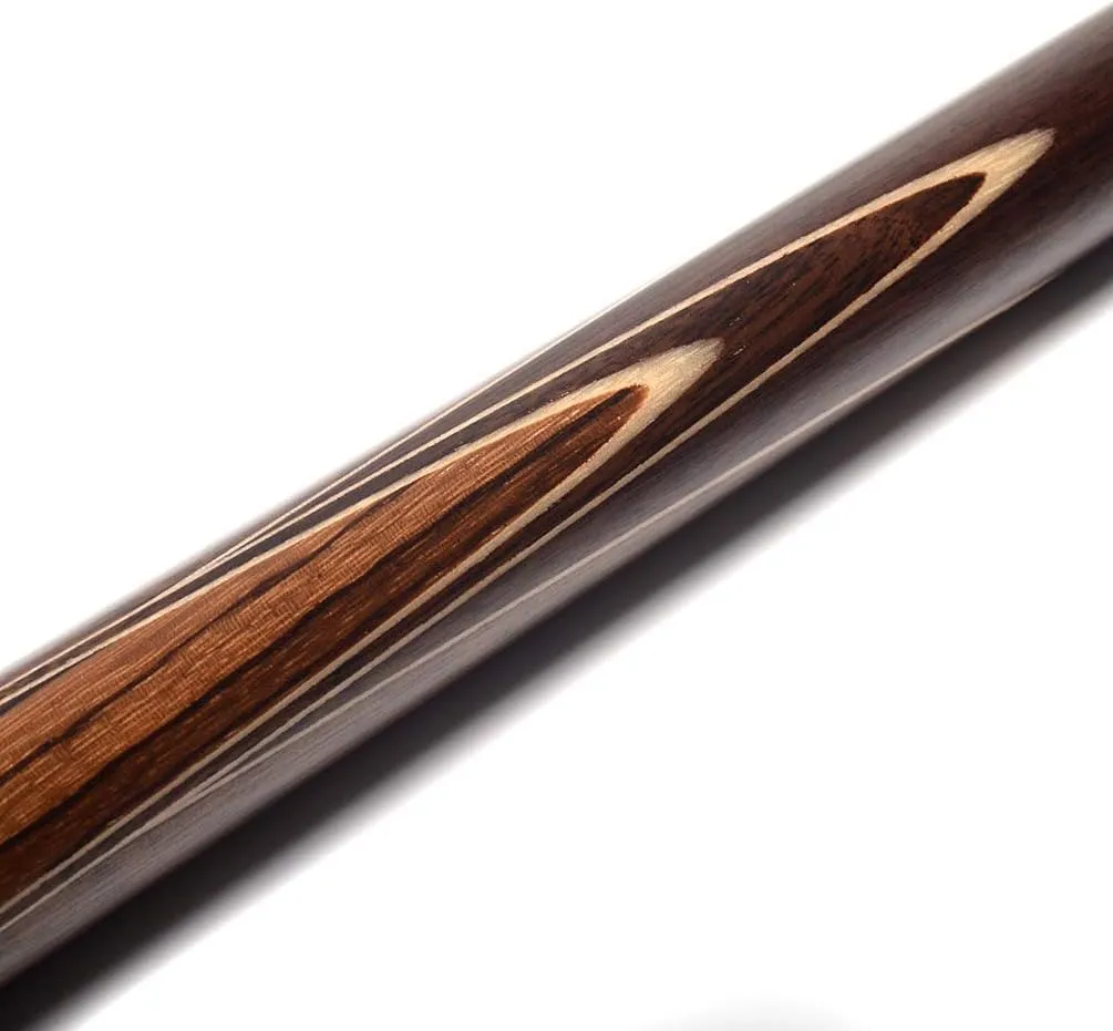 CUESOUL 3/4 Jointed Snooker Cue 57 inch Handcraft with Extension/Joint Protector Packed in Leatherette Cue Bag