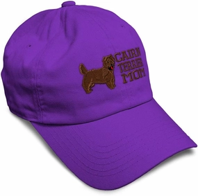 Custom Soft Baseball Cap Cairn Terrier Mom Embroidery Dogs Dog Twill Cotton Mom Dad Hats for Men & Women