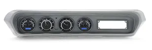 Dakota Digital 64 65 66 67 GTO Lemans Tempest VHX Analog Dash Gauges Black Alloy Blue VHX-64P-GTO-K-B