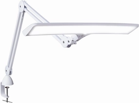 Daylight Company Lumi Task Lamp, 95 CRI, 4000 Lux,Craft Light, Super Bright Desk Lamp, Touch Dimmable, 2 Brightness Levels, Ideal Table Light, Drawing Lamps - Metal - 15 W