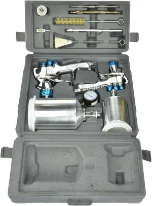 DeVilbiss 802342 StartingLine HVLP Gravity Spray Gun Kit, 2.7, Factory