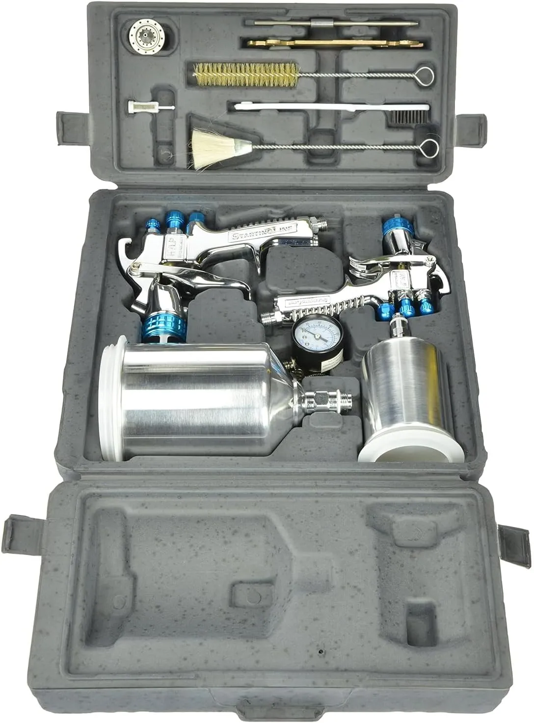 DeVilbiss 802342 StartingLine HVLP Gravity Spray Gun Kit, 2.7, Factory