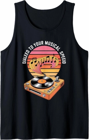 Dialed to Your Musical Speed Teacher Tank Top