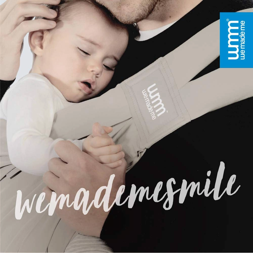 Diono We Made Me Smile Classic Baby Sling, Five Carry Positions, from 3.6-15.9kg, Dolphin Grey 20042-GL-03