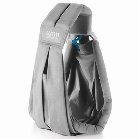 Diono We Made Me Smile Classic Baby Sling, Five Carry Positions, from 3.6-15.9kg, Dolphin Grey 20042-GL-03