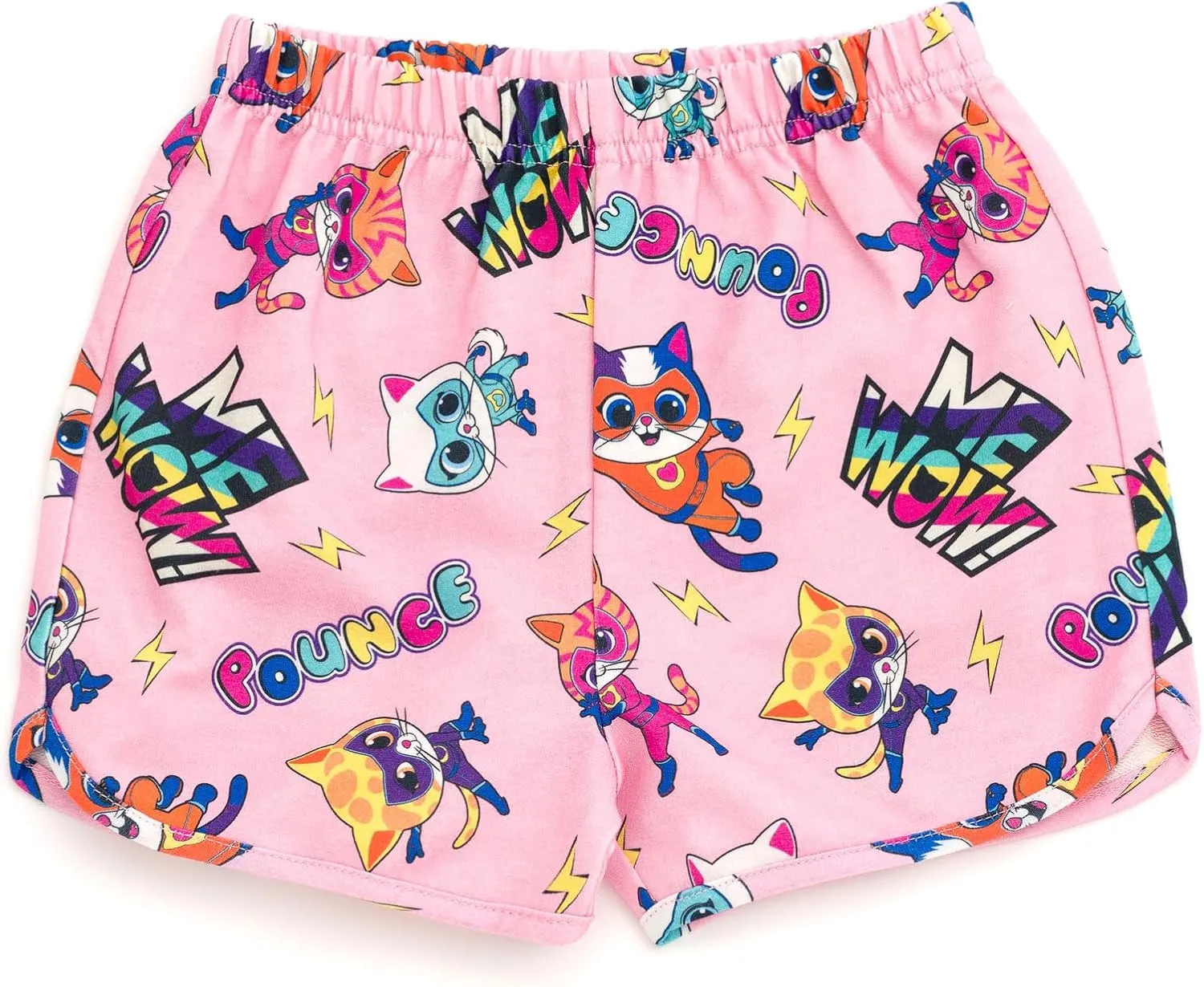 Disney Junior French Terry Sweatshirt and Shorts Outfit Set Infant to Big Kid Sizes (12 Months - 10-12)