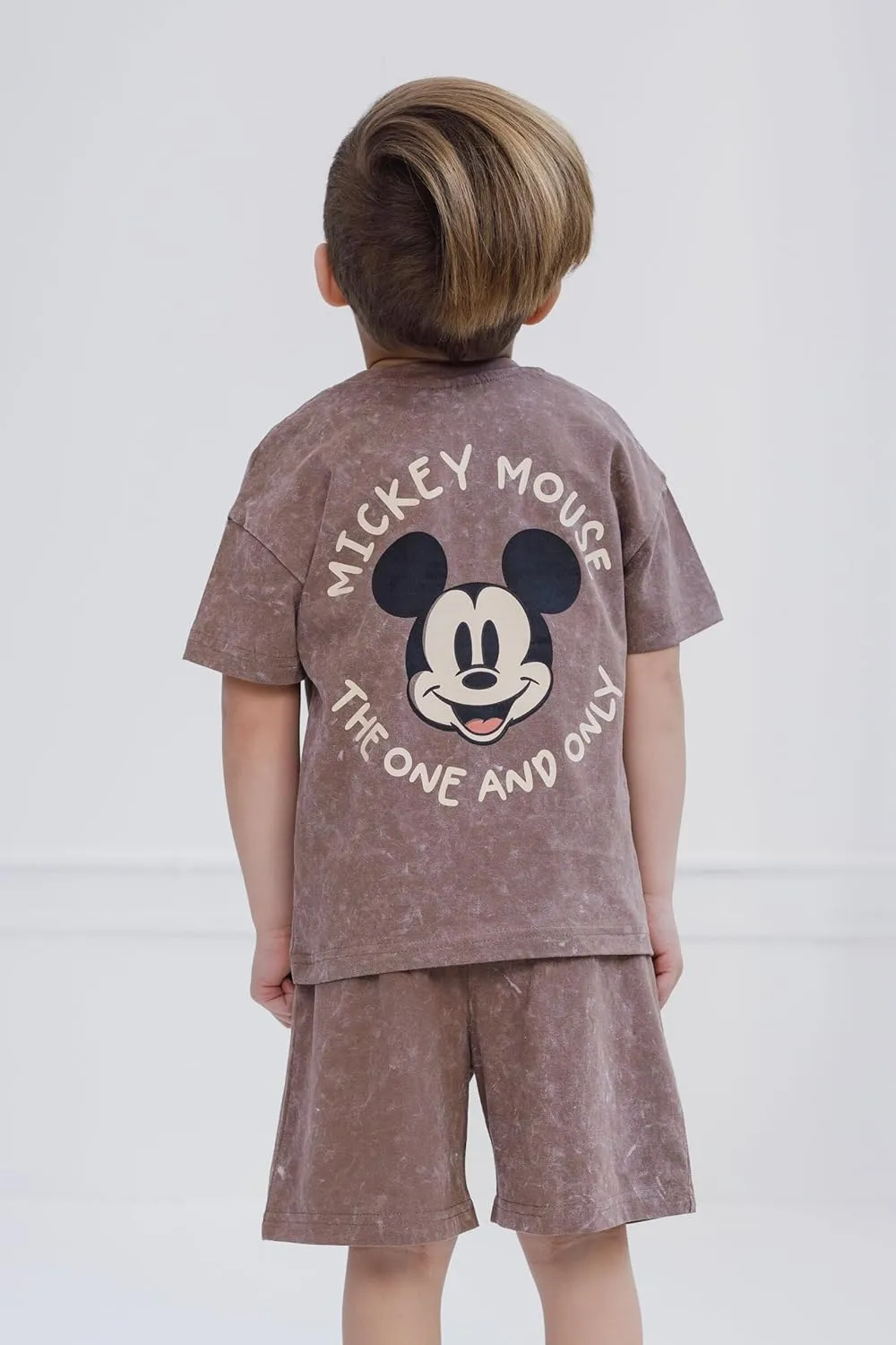 Disney Mickey Mouse Donald Duck Pluto T-Shirt and Shorts Outfit Set Toddler to Big Kid