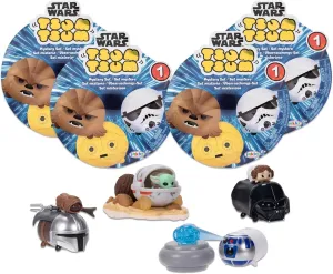 Disney Tsum Tsum Starwars Mini Figures Story Sets in Blind Packs Includes 4 Blind Bags to Open from Wave #1