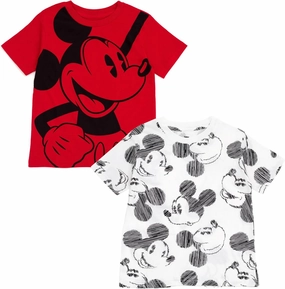 Disney 2 Pack T-Shirts Infant to Big Kid Sizes (12 Months - 14-16)