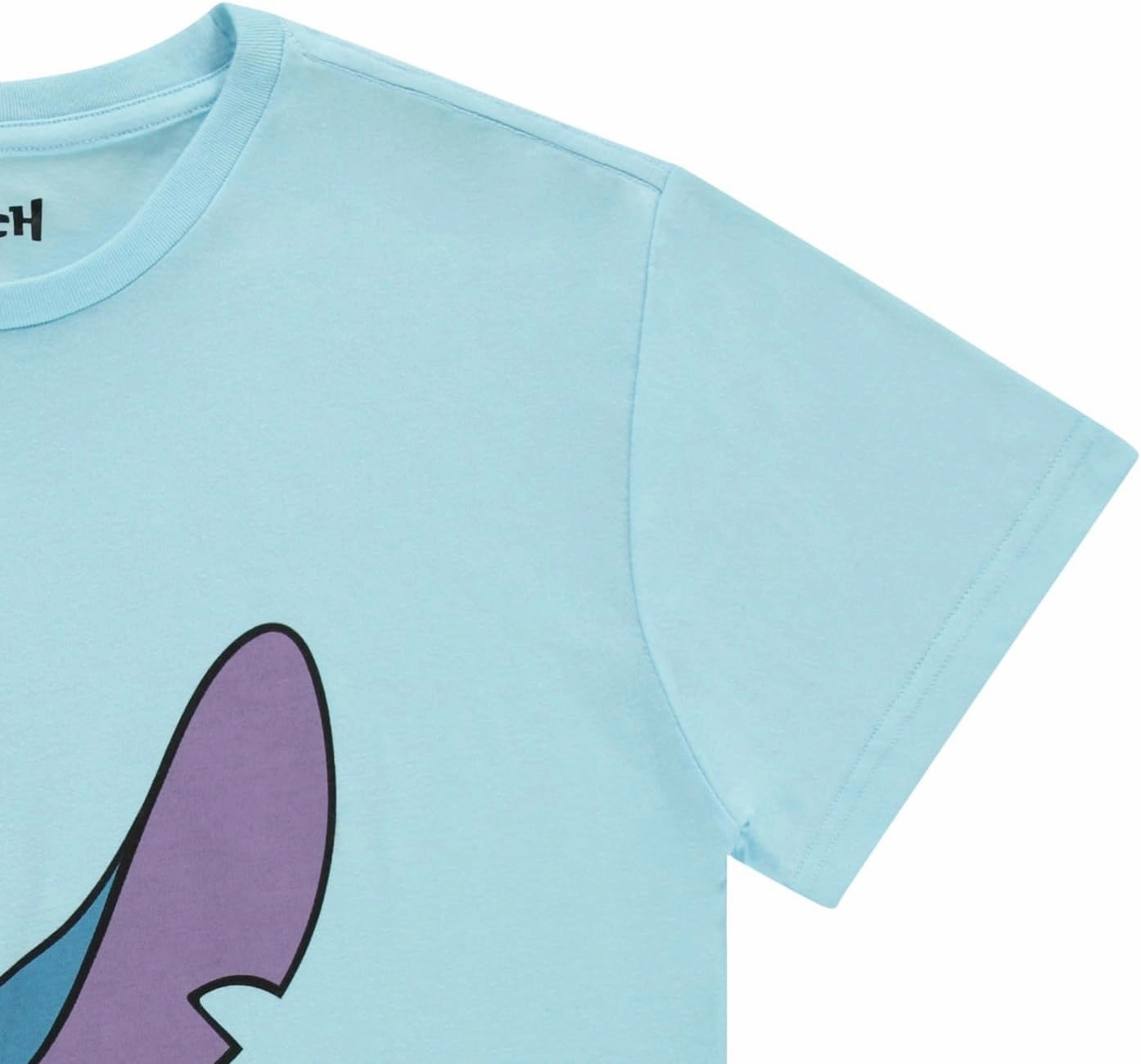Disney Ladies Lilo and Stitch Shirt - Ladies Classic Lilo and Stitch Embroidery Tee Lilo and Stitch Front and Back T-Shirt