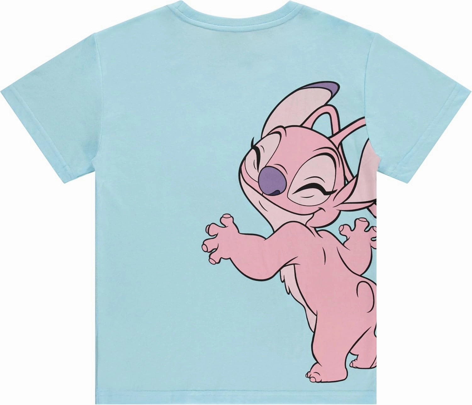 Disney Ladies Lilo and Stitch Shirt - Ladies Classic Lilo and Stitch Embroidery Tee Lilo and Stitch Front and Back T-Shirt