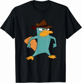 Disney Phineas And Ferb Perry The Platypus Brave Stance T-Shirt