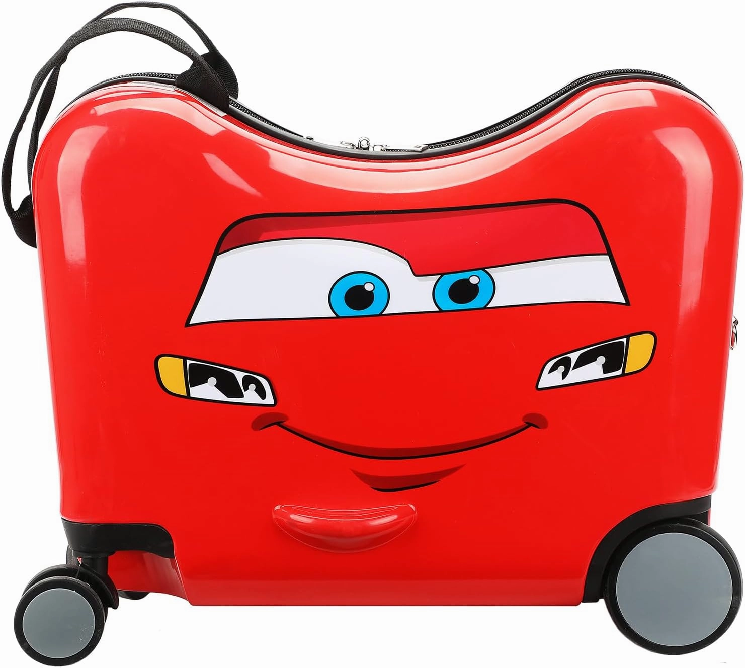 Disney's Cars Lightning McQueen Ride-On 18” Suitcase For Kids & Toddlers