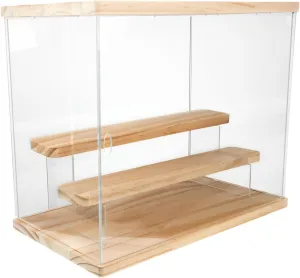 Display Case Collectible Organizer for Dolls Action Figures and Stylish Display Shelf for Showcasing Miniatures Stable and Easy to Install