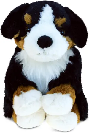 DolliBu Bernese Mountain Dog Stuffed Animal - Super Soft Bernese Mountain Dog Plush Toy for Boys and Girls, Huggable Stuffed Animal Toy Gift, Plush Toy Stuffed Animal for Kids, Teens, Adults - 8 Inch