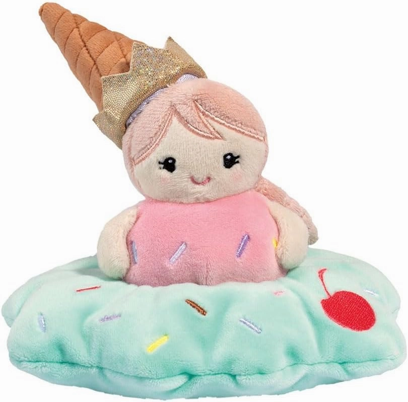 Douglas Melty Princess Ice Cream Plush Stuffed Animal 6 Inch