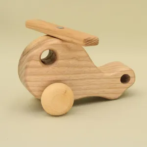 Eco-Friendly Handmade Natural Wooden Helicopter FY31 Montessori and Waldorf Educational Influence Sky Explorer Lotes Toys Baby Gift Free Shipping