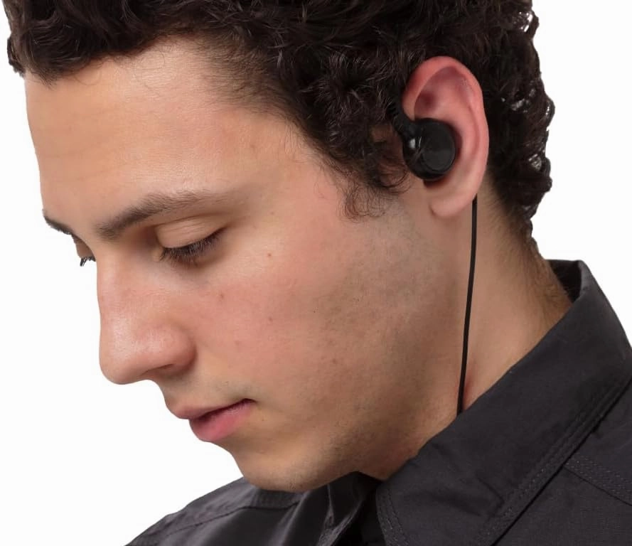 EH Swivel Earpiece with Inline Mic and PTT for Motorola XPR3300 XPR3500 XPR3000 walkie Talkie radios. One-Wire S-Series™ Headset.
