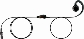 EH Swivel Earpiece with Inline Mic and PTT for Motorola XPR3300 XPR3500 XPR3000 walkie Talkie radios. One-Wire S-Series™ Headset.