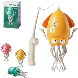 Electric Crawling Octopus, Electric Crawling Octopus Toy, Creative Action Crawling Octopus, Smart Interactive Auto-Wiggling Robotics for Indoor Play, Adult Toys (Yellow)