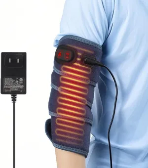 Electric Elbow Heated Pad Wrap, Arm Heating Pads Sleeve for Multiple Body Areas, Heated Brace for Elbow Arm Ankle Knee Legs Wrist, 4 Heat Modes, 3 Timing, Blue
