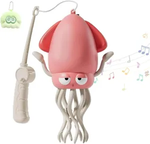 Electronic Magic Crawling Dancing Octopus Baby Toy, Smart Tentacle Explorer, Playful 8-Leg Auto-Dance Toys with LED & Music, Electric Automatic Obstacle Avoidance, for Indoor