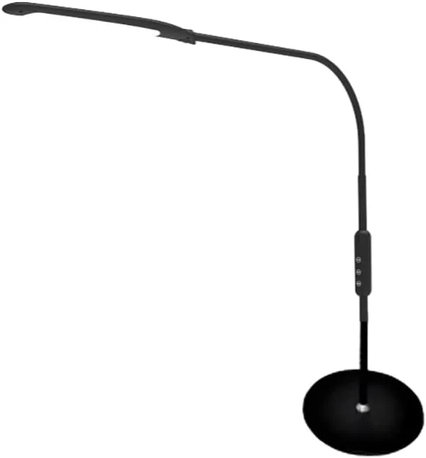 Eschenbach Magno Lumina Max 5 Color Temperature LED Flexible Gooseneck Desktop Lamp with Remote, Black, L4V-MAGNO-DESK-LAMP